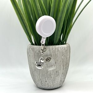I ❤️ Football 🏈 Badge Reel Charm